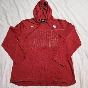 Nike Red Hoodie with Logo